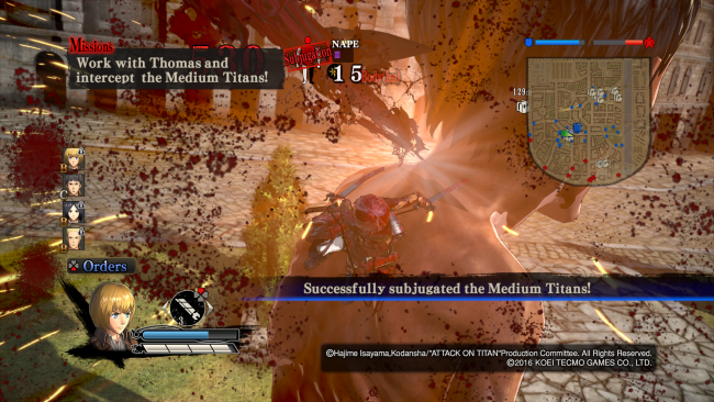 Attack on Titan: Wings of Freedom