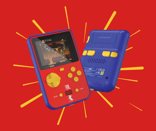 Evercade announces a Super Pocket unit dedicated to Rare classics