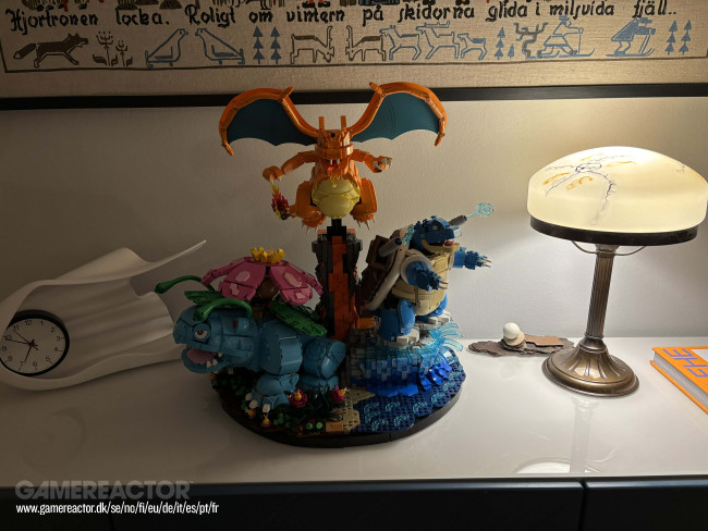 Lego Venusaur, Charizard, and Blastoise