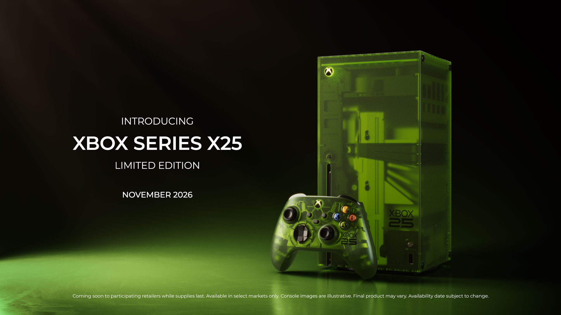 Microsoft pays tribute to the original Xbox with a transparent