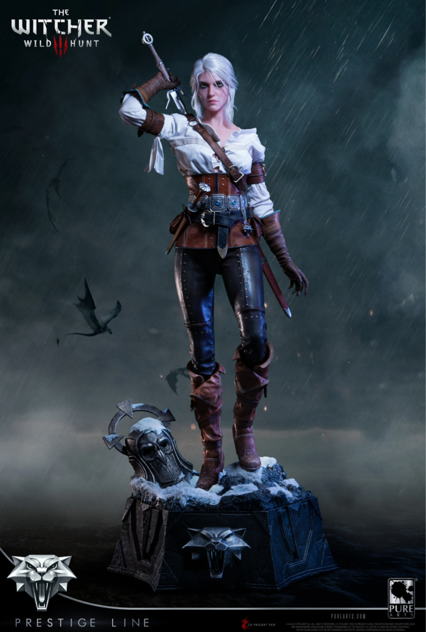 Purearts unveils exquisite 1/2 scale Ciri statue for The Witcher
