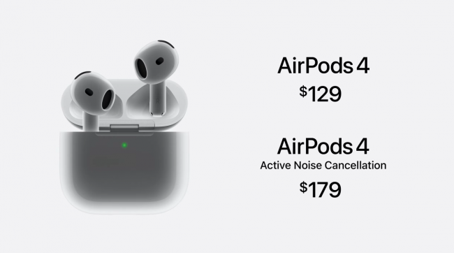 Apple unveils AirPods 4 and updates to both the Pro and Max Pro models