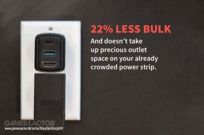 Genki announces electrical plug-sized Switch dock