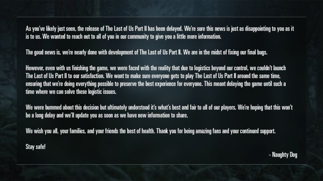 The Last of Us: Part II