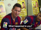 Watch Barcelona footballers play FIFA 15