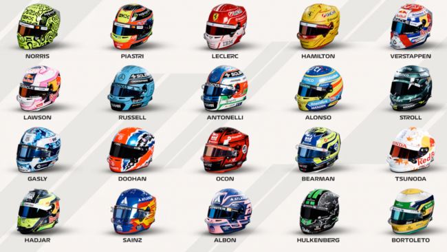 Formula 1 fans rank their favourite helmets of the 2025 season, and there's a clear winner