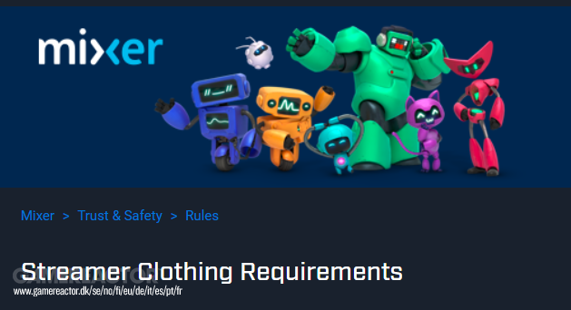 How Restrictive Are Mixer's Clothing Guidelines?