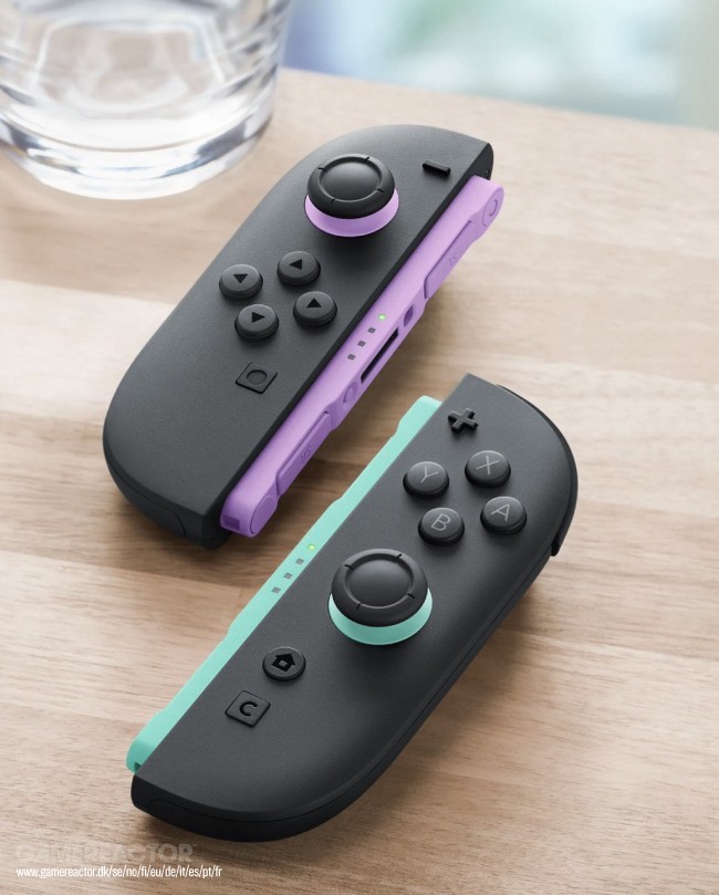 Nintendo introduces light purple (L) and light green (R) Joy-Con 2 Controllers for the Switch 2