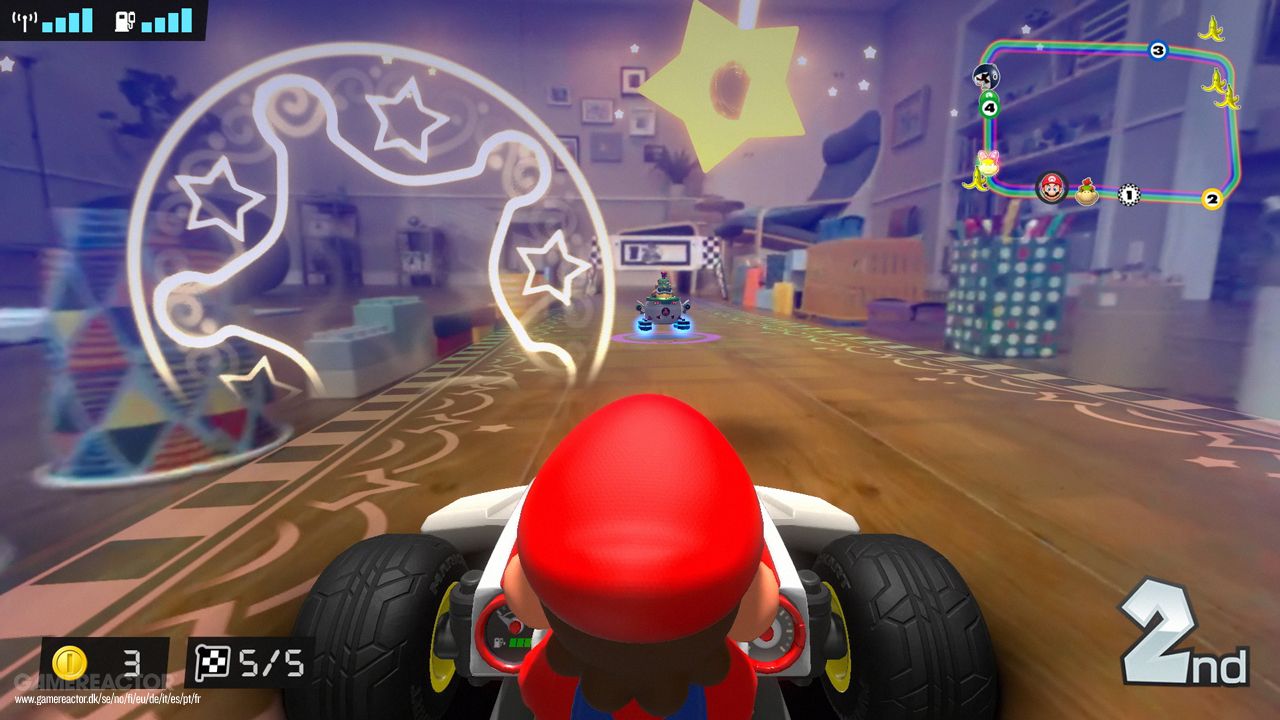 Mario Kart Live creates volcano, desert, and underwater AR home
