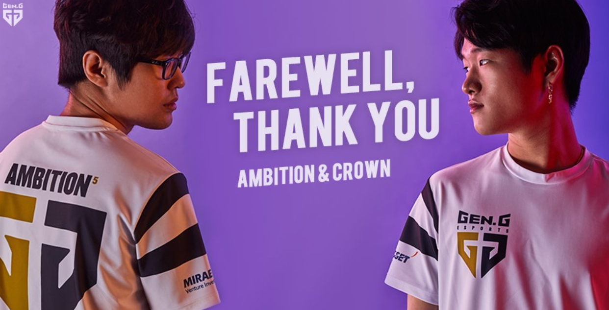 Ambition and Crown leave Gen.G