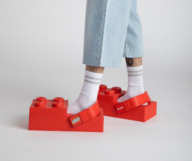Lego and Crocs collaborate for fun (and very rectangular) footwear
