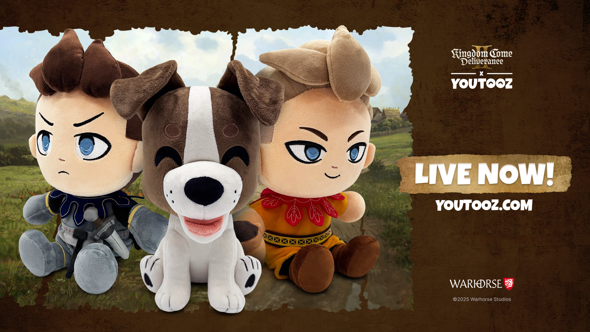 Kingdom Come: Deliverance II gets new Capon, Henry, and Mutt plushies