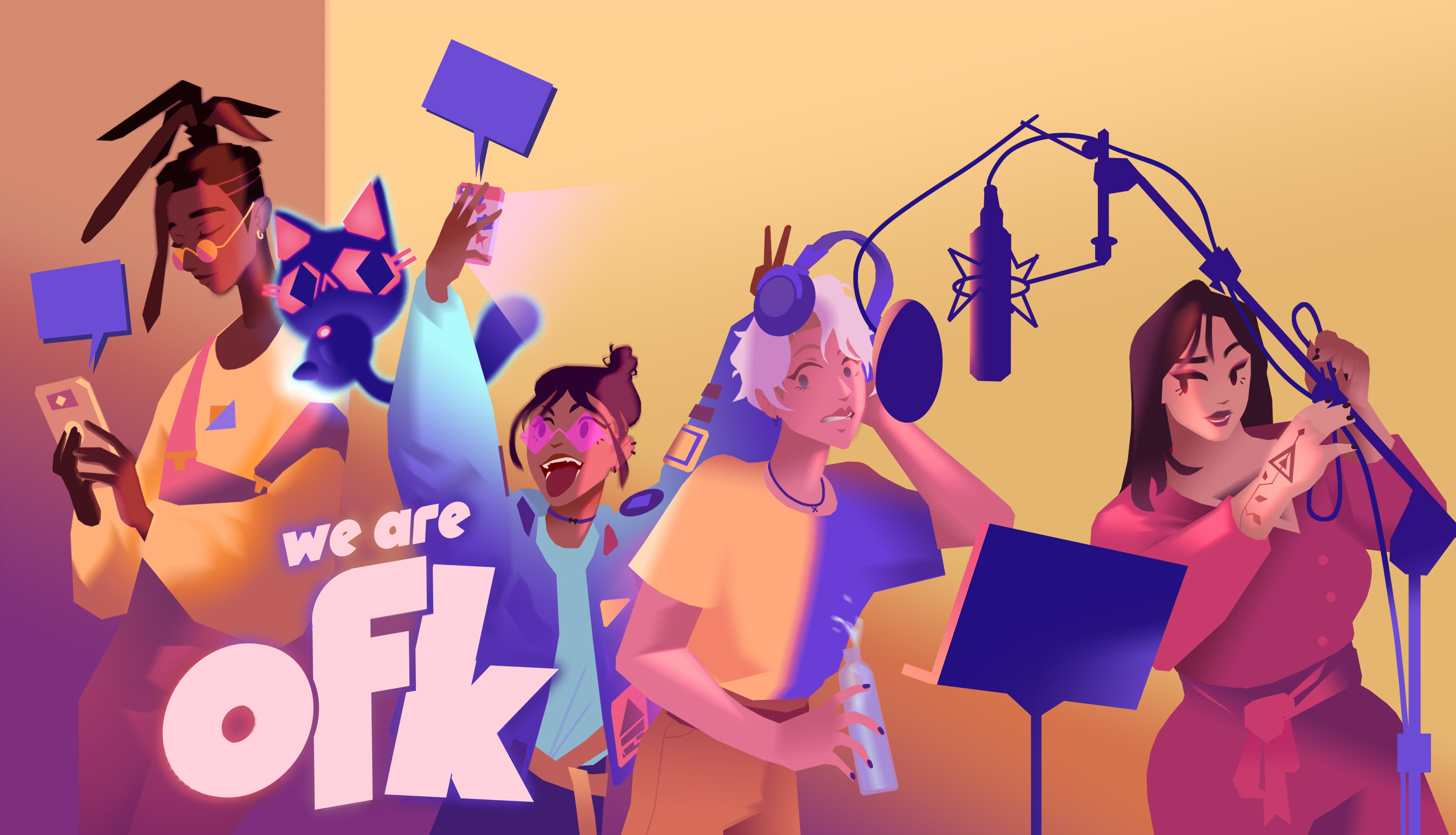 We're checking out We Are OFK on today's GR Live