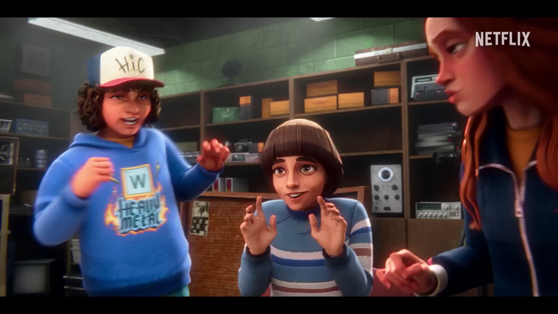 The gang face new flora threats in Stranger Things: Tales from '85