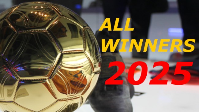 Ballon d'Or 2025: Full list of winners in every category