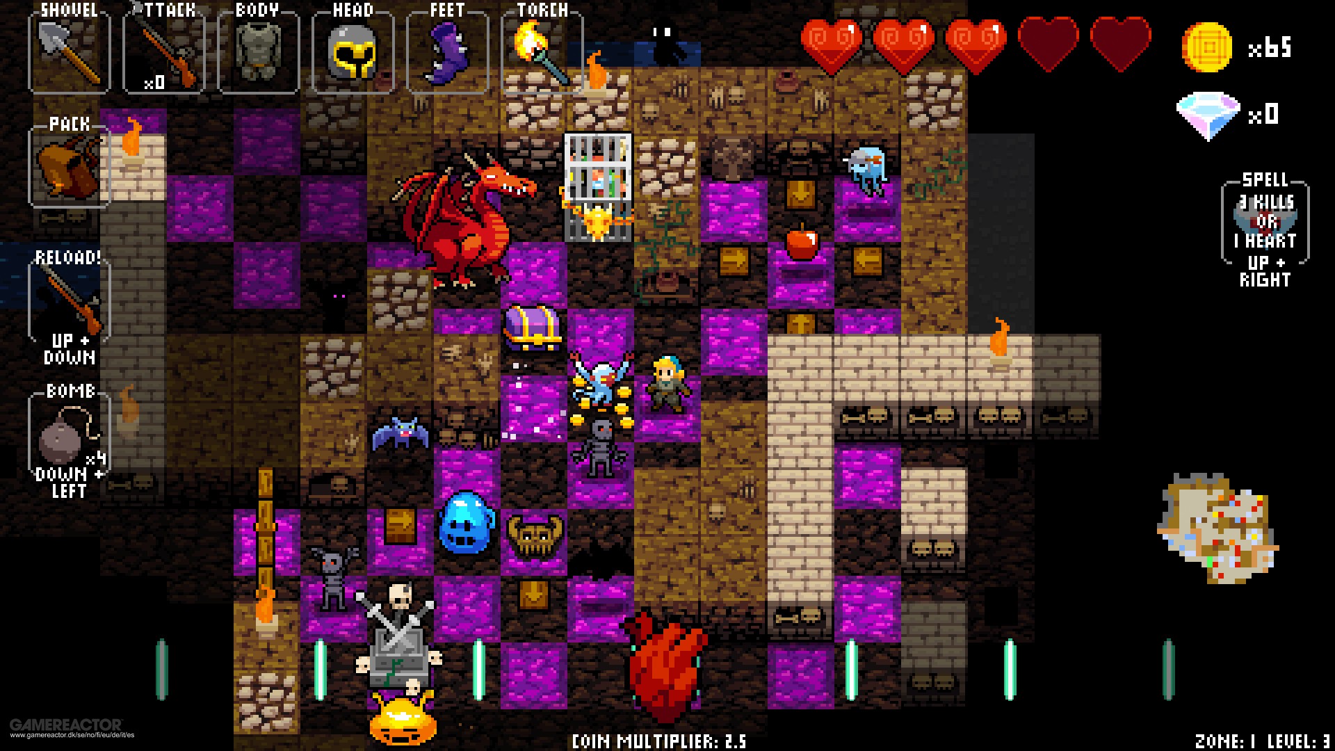 Crypt of the Necrodancer Review Gamereactor