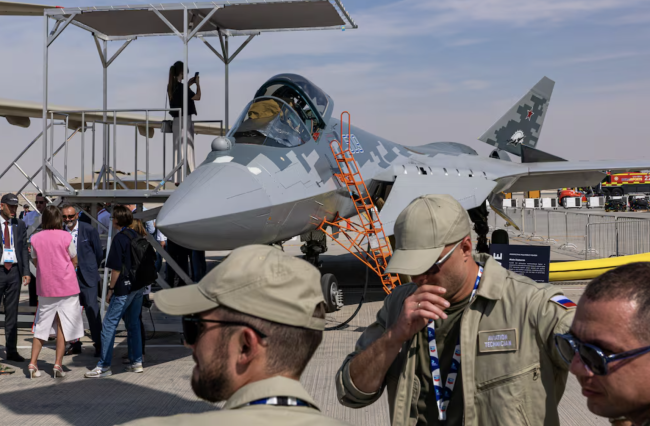 Russian stealth jets filmed in North Africa by potato farmer, suggesting first Su-57 export delivery