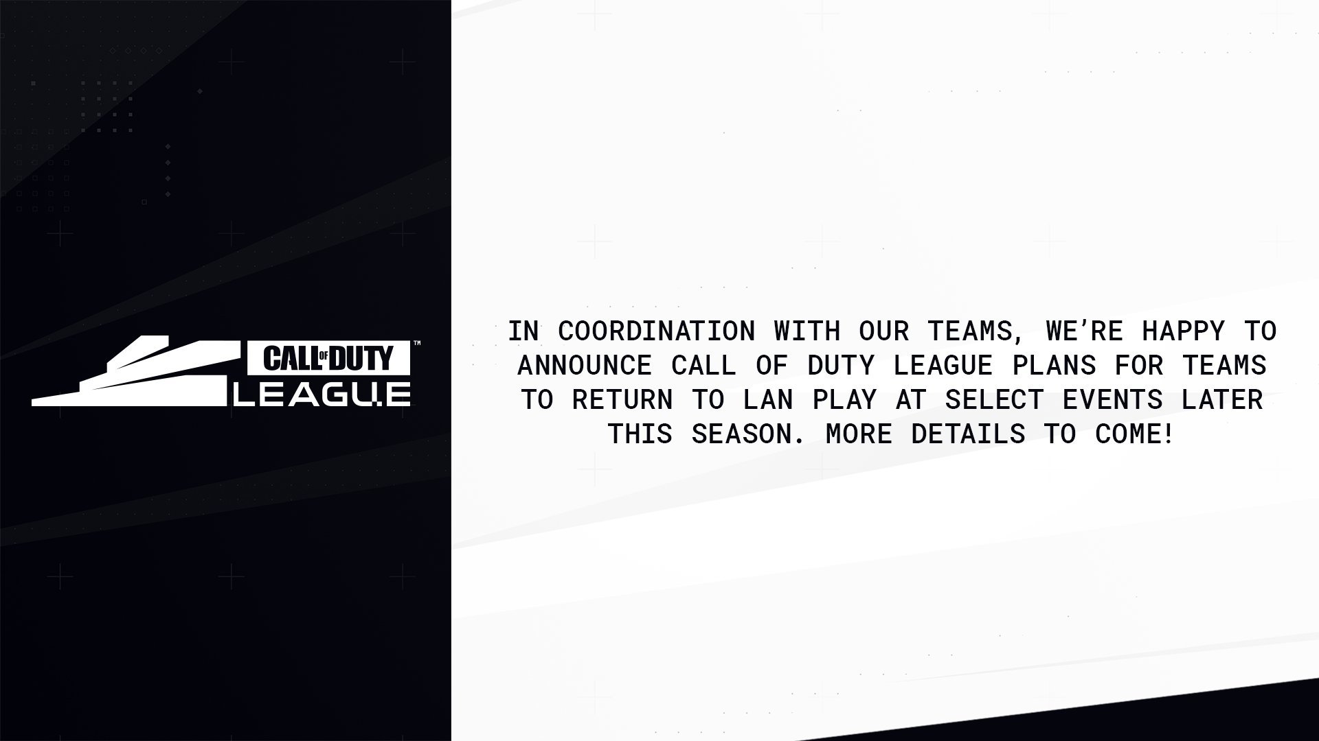 Call of Duty League will be getting LAN events later this year Call