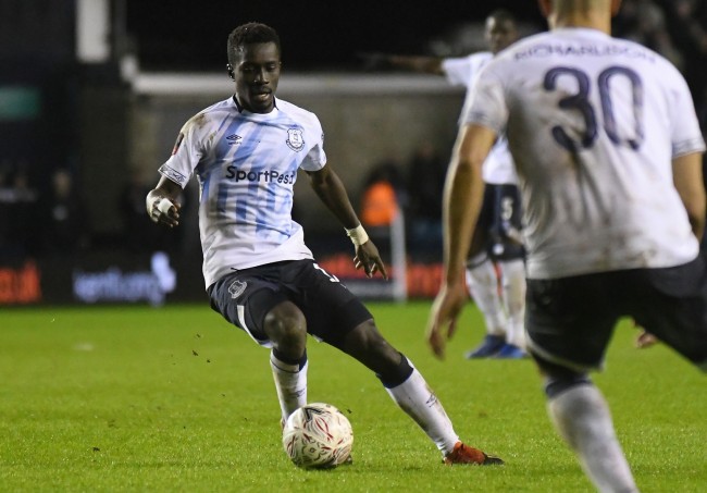 Everton player sent off for slapping a teammate, but his manager "quite likes it"