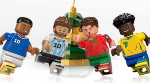 More LEGO World Cup sets leak with Messi, Ronaldo, Mbappé, and Vini Jr. minifigures and statues