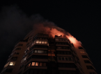 Russian strikes hit Kyiv and Kharkiv after Trump says he may have "good news" on war