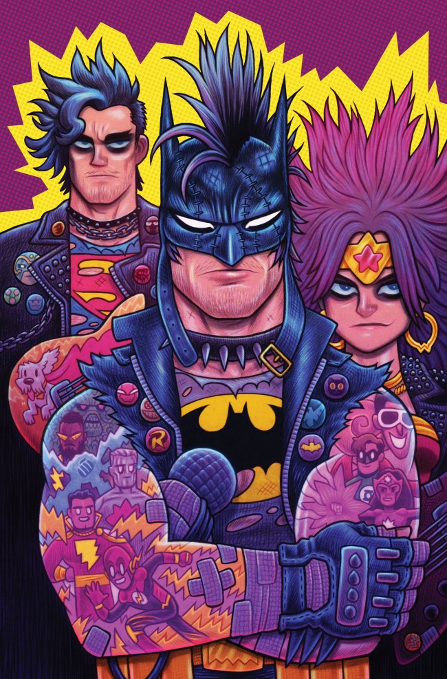 DC is giving Superman, Batman, Wonder Woman, and more punk rock refreshes