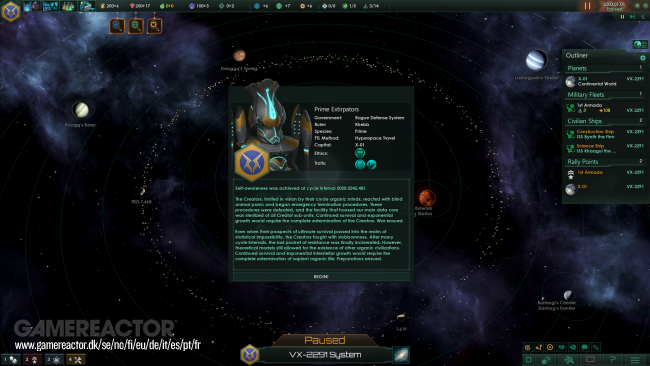 Stellaris machine modification points information