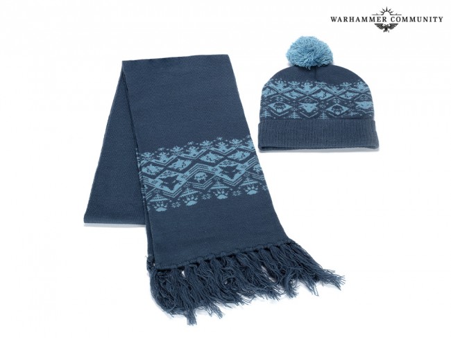 Warhammer reveals Chaos baubles, Space Wolf scarves, and mega hoodies in Christmas merch