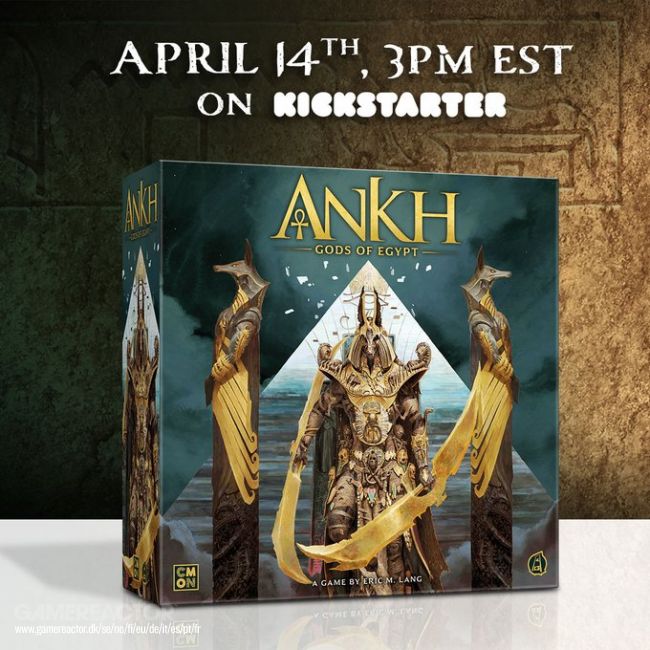 Boardgame Ankh: Gods of Egypt hits Kickstarter soon