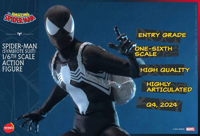 Hot Toys unveils new Spider-Man figure with symbiote