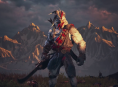 A buff chicken tears through a battlefield in Krafton's fantasy new action game