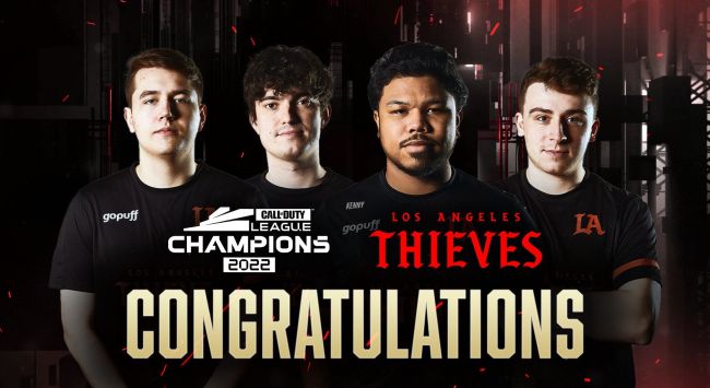 The Los Angeles Thieves are the 2022 Call of Duty League champions