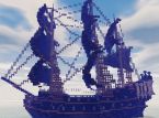 Black Pearl from Pirates of the Caribbean rebuilt in Minecraft
