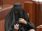 Far-right Australian senator suspended from Parliament for wearing burqa in protest