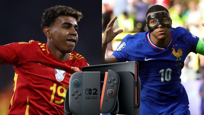 Yes, we are really having Lamine Yamal vs. Kylian Mbappé the day Nintendo Switch 2 launches