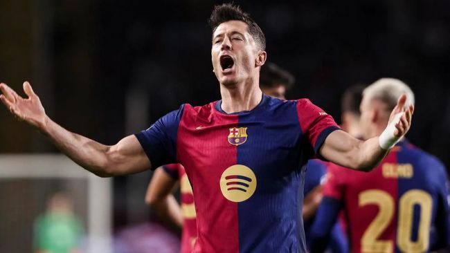 Robert Lewandowski joins Messi and Cristiano as only players to score 100 goals in the Champions League