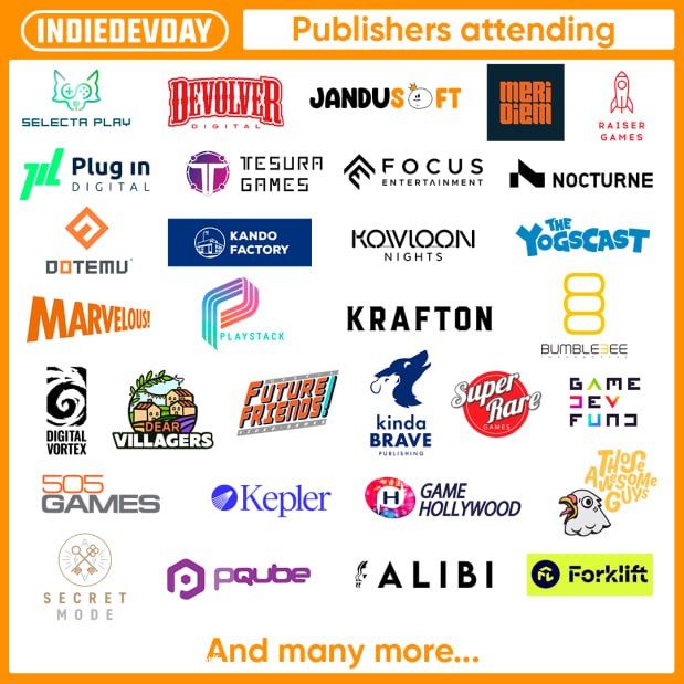 These are some of the many games and studios you'll see at IndieDevDay 2024 in Barcelona