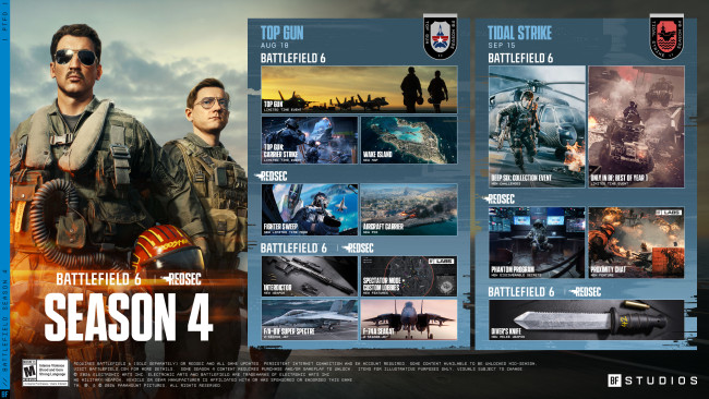 Here's what to expect from Battlefield 6's Top Gun crossover