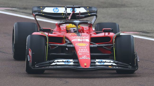 Lewis Hamilton crashes his Ferrari in his second test, leaves unharmed