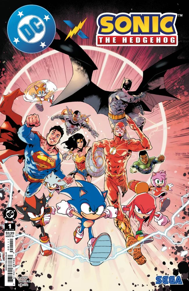 Sonic the Hedgehog and the Justice League team up for comic book series