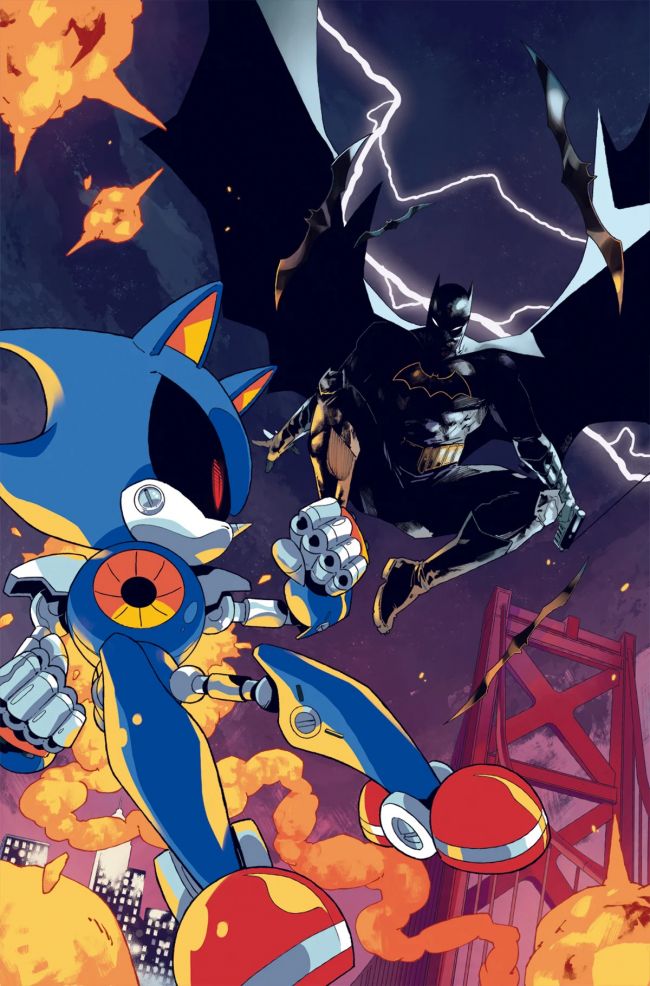 Sonic the Hedgehog and the Justice League team up for comic book series