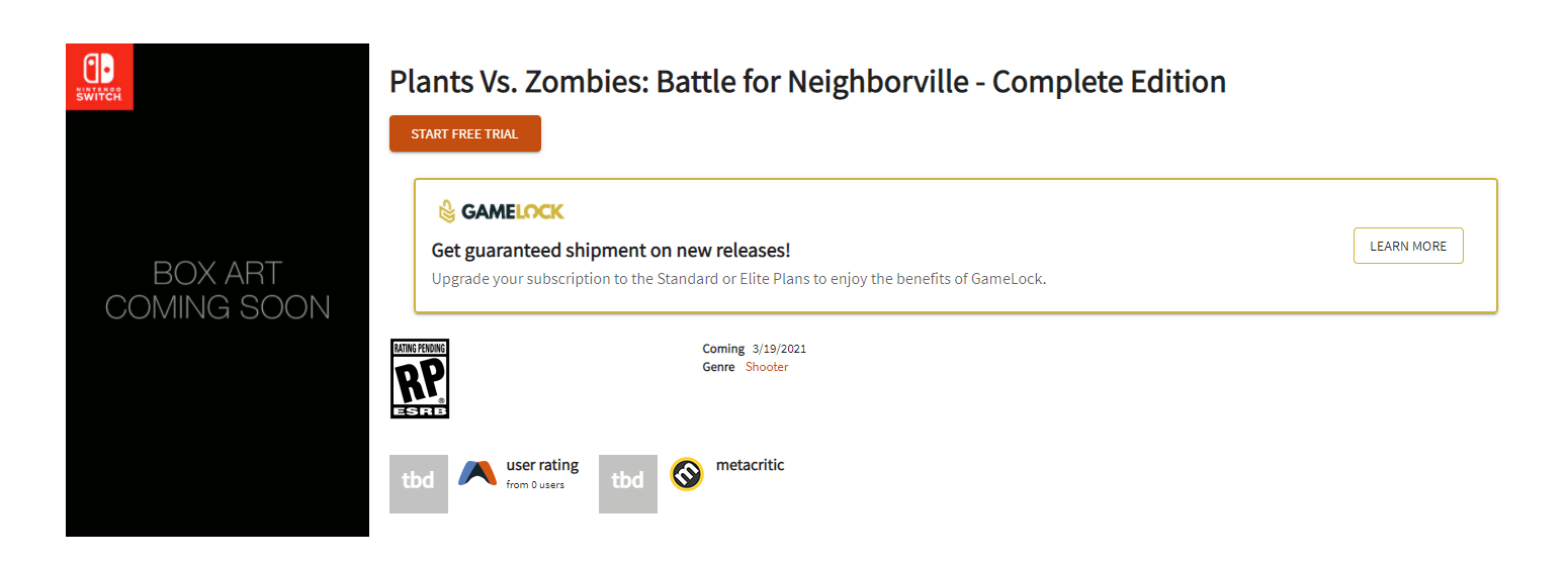 Plants vs. Zombies: Battle for Neighborville - Metacritic