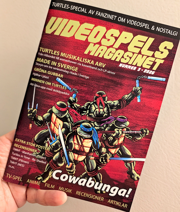 Recommends a Swedish gaming fanzine