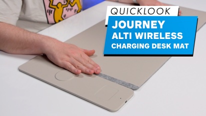 New desk mat from Journey, vegan leather with MagSafe charging