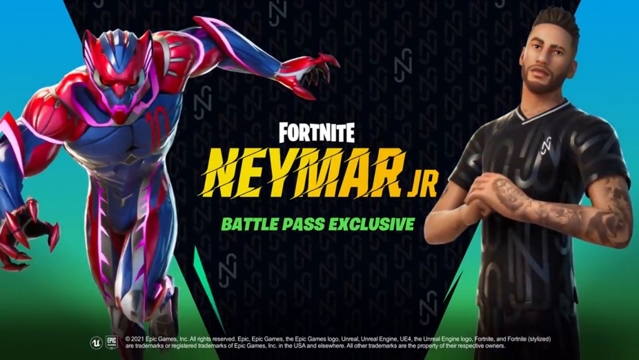 Fortnite Cinematic Neymar Jr Outfit Reveal