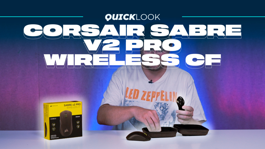 Corsair Sabre v2 Pro Carbon Fiber Wireless (Quick Look) - Ultra Responsive
