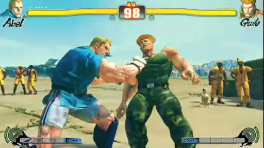 guile and abel (street fighter and 1 more)