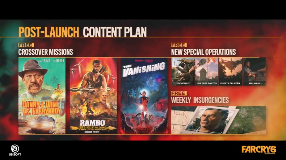 Far Cry 6: Stranger Things and Rambo crossover DLC will be free