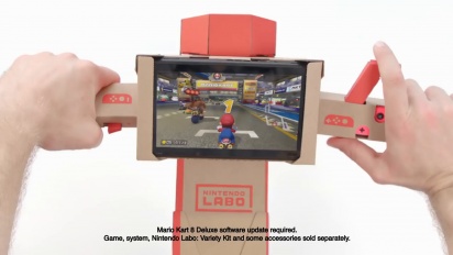 Mario Kart 8 Deluxe - Nintendo Labo Trailer