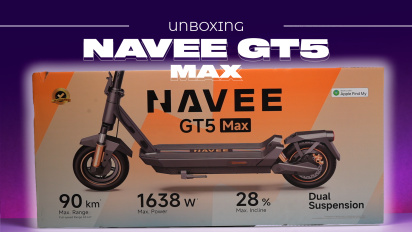 Navee GT5 Max Urban Electric Scooter - Unboxing